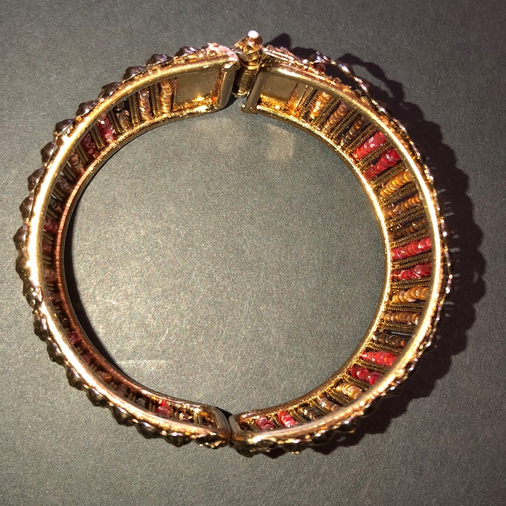 Red/Purple/Gold Cuff - Picture 4 of 4